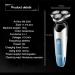 GeRRiT Electric Razor for Men - Waterproof Cordless Rotary Shaver with Beard Trimmer & LED Display - Perfect for Travel | USB Rechargeable - Buy Online on GoSupps.com