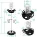Hair Dryer Stand - Twisty Style Acrylic Holder for Hair Styling Tools | Heavy Base & Tray for Curling & Straightening | Crystal Design - Buy Online on GoSupps.com