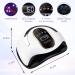 Buy UV LED Nail Lamp 168W - Quick Drying Nail Dryer with 4 Timer Settings & LCD Touch Screen - Compatible with All Gel Types (White - Buy Online on GoSupps.com