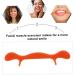 SOESFOUFU Facial Lifting Device Orthotics Smiling Maker -lift Exerciser Mouth Slimmer Shaper Cosmetology Kit Silicone Slimmer Facial Exerciser Smiling Training Brace Lip Man Neck Silica Gel 11.5X2.5cm Orange - Buy Online on GoSupps.com
