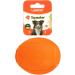 Laroo Dog Toys: Durable Natural Rubber Squeaker Dog Ball Football for Small & Large Dogs - 6.5*8cm Orange - Buy Online on GoSupps.com