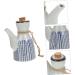 Zerodeko 2pcs Ceramic Soy Sauce Pot Seasoning Container Shoyu Dispenser Sauce Container Soy Sauce Dispenser Syrup Ceramic Soy Sauce Container Syrup Dispenser Oil Storage Tank Ceramics Wood 7X7X12CMx2pcs Assorted Colorx2pcs - Buy Online on GoSupps.com