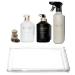 L'AVANT Collective Luxury Home Essentials Bundle | High Performing Dish Soap Hand Soap Multipurpose Cleaner Spray Scrub Brush Lucite Tray | Luxurious Ingredients Reusable Bottles (Fresh Linen)