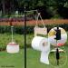 AOOCEEPAW Portable Aluminum Camping Lantern Stand for Outdoor Activities - Black - Buy Online on GoSupps.com
