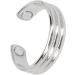 Magnetic Rings for Men & Women - Elegant Adjustable Jewelry for Fatigue Relief & Joint Pain - Silver Accessories - Buy Online on GoSupps.com