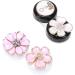 ARTIBETTER 2 Pairs Contact Lens Box Kit | Rhinestone Flower Pattern Travel Case | Portable Storage for Lenses - Buy Online on GoSupps.com