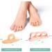 Welnove Hammertoe Corrector Gel Toe Straighteners - 8 Pcs Cushioned Support Pads for Hammer Claw & Curved Toes - Soft Beige Gel Cushioning - Buy Online on GoSupps.com