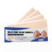 Silicone Scar Sheets Soft Silicone Scar Strips Reusable Silicone Sheets for Scars Treatment Professional Painless Scar Removal Sheets for Surgery C-Section Acne Keloid(1.6x 6 4 Pack)