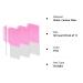 30-Piece Pink Parting Comb Set for Braids Hair - Heat Resistant Teasing Combs with Stainless Steel Pintail - Buy Online on GoSupps.com