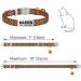Tagme Cat Neck Band with Name & Address | Safe Closure Cat Necklace | 2 Pack Brown (18cm-30cm) | International Shipping - Buy Online on GoSupps.com