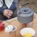 Bulin 2L Camping Kettle - Fast Heating Outdoor Gear for Boiling Water - Ultralight Portable Tea Pot for Hiking, Picnic, and Travel - Aluminum Alloy - Black - Buy Online on GoSupps.com