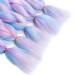 YMHPRIDE 5pcs Mixed Color 24 Jumbo Braiding Hair Extensions - White Pink Light Blue & Light Purple - Buy Online on GoSupps.com