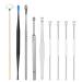 Spring Massage Set Tool Ear Wax Steel Ear Wax Stick Cleaning Stainless Pick Innovative Ear Cleaning Picking Ear B One Size