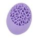 DAUZ Makeup Brush Rack Makeup Brush Cleaning Mat Soft Ergonomic Reusable Portable for Home for Women (Purple)
