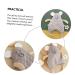 ABOOFAN Baby Girl Comfort Towel Set - 4 Soft Cuddly Blankets & Animal Stuff Toys for Babies - Buy Online on GoSupps.com