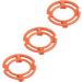 Haofy 3PCS Razor Retaining Ring Set - Orange Blade Retaining Rings for Norelco Series 7000 & 9000 RQ12 - International Shipping Available - Buy Online on GoSupps.com