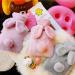 Hot Water Bottle with Rabbit Ear Cover - Light Grey Hand Warmer & Household Essential | Buy Now! - Buy Online on GoSupps.com