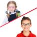 Dapaser 2 Pack Kids Blue Light Glasses for Age 3-12 | UV Protection Anti Blue | TV Computer Gaming Glasses with Case | Boys Girls (Pink Green + Black Red) - Buy Online on GoSupps.com