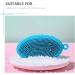 Soft Silicone Toddler Scalp Massage Pad Set - 3pcs | Gentle Bath Shampoo Scrubber for Children | Parent-Child Bonding Bath Care Tool - Buy Online on GoSupps.com