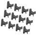 Buy Gazechimp 12 Piece Butterfly Hairdressing Clips - Durable Plastic Sectioning Clips (Black) for Hair Styling | International Shipping Available - Buy Online on GoSupps.com
