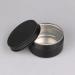 Buy 12 Pack Matt Black Aluminum Screw Cap Cans - 80ml Round Cosmetic & Candle Containers with Stickers - International Shipping Available - Buy Online on GoSupps.com