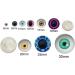 20 Pairs 20mm Glass Owl Bird Human Pupil Eyes for Clay Dolls Crafts DIY - Buy Online on GoSupps.com
