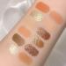 12 Colors Shimmering Eyeshadow Palette | Matte & Waterproof Glitter | Highly Pigmented Nude & Chocolate Tones | Long-Lasting Makeup - Buy Online on GoSupps.com