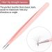 FADLASH Fiber Tip Straight Tweezer - Pink Eyelash Extension Tool for Isolating & Picking Up Single Lashes - Buy Online on GoSupps.com