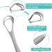 Buy Weddhuis 2 PCs Tongue Cleaner - Double Scraping Metal Tool for Bad Breath & Oral Hygiene | Effective Tongue Scraper for Adults - Fast International Shipping - Buy Online on GoSupps.com