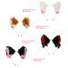 Lurrose 4 Pcs Cat Fox Faux Fur Ears Headband - Animal Connector Ears Hair Band with Bell for Party Cosplay - Fashion Accessories for Women & Girls - Buy Online on GoSupps.com