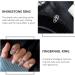 GALPADA 1pc Fingernail Cover Fingernail Ring Jewelry Opening Nail Art Charm Crystal Duster Thumb Nail Ring Little Nail Ring Crystal Fingernail Ring Grace Pointed Ring Miss Rhinestones - Buy Online on GoSupps.com