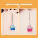 Gatuida 9 pi ces Salon Hair Dye Brushes With Ergonomic Handles Plastic Coloring And Highlighting Applicator Tools For Professional Stylists And Home Use - Buy Online on GoSupps.com