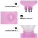 Buy Lurrose Pink Applicator Bottle Set for Hair Coloring & Styling | Empty Plastic Bottles with Funnel & Root Comb - Ideal for Salons & DIY Use - Buy Online on GoSupps.com