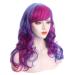 Stfantasy Ombre Dirty Pink Long Curly Wigs for Women | Natural Layered Synthetic Hair for Cosplay & Parties - Buy Online on GoSupps.com