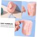 Toyvian Silicone Shampoo Brush - Infant Scalp Massager & Hair Cleaner - ABS Pink Baby Hairbrush - Buy Online on GoSupps.com