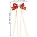 SHERCHPRY Chinese Style Bow Hair Clips Long Tail Tassel Ribbon Hair Barrettes Vintage Hair Clasps Bowknot Hair Slides Clips Decorative Hair Accessories for Festival Party - Buy Online on GoSupps.com