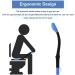 Helper Self Wiping Aid | Toilet Hygiene Aid for Easy & Effective Buttocks Wiping | Gray - Buy Online on GoSupps.com