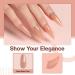 Modelones Polygel Nude 50ml - Best Poly Nail Extension Gel Starter Set in Ochre Nude - Quick & Easy Acrylic Builder Kit for Nail Enhancements - Buy Online on GoSupps.com