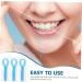 TOBBOMEY 150pcs Floss Threaders for and Braces Portable Flossers for Easy Oral Care Convenient Single-use Design for Home and Travel for Family Use - Buy Online on GoSupps.com