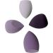 BELLA BY COSMOS Makeup Sponge Beauty Blender - Multi Colored 4 pcs Reusable and Washable Foundation and other Cosmetics Blending Sponges Set Flawless Makeup Applicator for Liquid Creams and Powder (Purple) Multi-colored purple - Buy Online on GoSupps.com