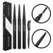 LAVOSSY Void Beard Dye Dark Brown (Set of 3) with Blending Brush Easily Fill and Define Your Beard with beard pencil filler for men Water/Sweat Proof for All Hair Types 1 count (Pack of 1) Dark Brown