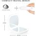 DTBG Compact Travel Makeup Mirror 1X/10X Magnifying Touch Screen LED Cosmetic Mirror (White) - Buy Online on GoSupps.com