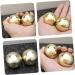 Magiclulu Brass Hand Training Massage Balls - Perfect for Palms & Finger Fitness | Enhance Grip & Relaxation - Buy Online on GoSupps.com