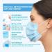 Comix Disposable Face Masks 3-Layer Adult Masks Pack of 100 Blue - Buy Online on GoSupps.com