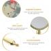 Minkissy Vintage Lighted Makeup Mirror - Portable Golden Hand Mirror for Women - Buy Online on GoSupps.com