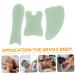 Angoily 3pcs Gua Sha Massage Board - Traditional Chinese Face Massager & Body Scraping Tool for Optimal Relaxation - Buy Online on GoSupps.com