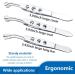 dijiusidy Eyelid Precision Tweezers Eye Clogging Removal Cleaning Clamps Portable Facial Tools with Non-Slip Handle Cosmetics Salon Small Rectangle Tip - Buy Online on GoSupps.com