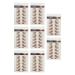 6D Waterproof Eyebrow Transfers Stickers - Brown 1 | Peel Off, Grooming, Shaping Makeup Sticker for Women - 9 Sheets - Buy Online on GoSupps.com