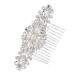 Didiseaon 1pc Alloy Hair Comb Hair Combs for Women Bling Hair Comb Rhinestone Hair Comb for Women Bridal Hair Comb Teasing Combs for Women Flower Side Hair Comb Miss Wedding Pearl
