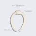 Kristin Ess White Cozy Headband - Stylish Hair Accessory - Buy Online on GoSupps.com
